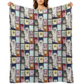 The Eras Tour Cat Version Plush Throw Blanket
